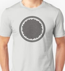 Sunflower Fibonacci Fractal Spiral Unisex T-Shirt
