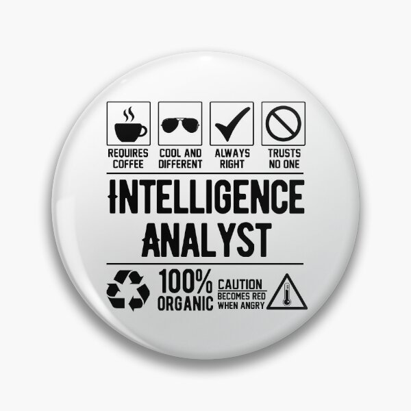 Item preview, Intelligence Analyst designed and sold by Graficof.
