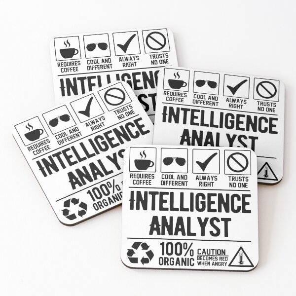 Item preview, Intelligence Analyst designed and sold by Graficof.