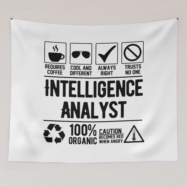 Item preview, Intelligence Analyst designed and sold by Graficof.