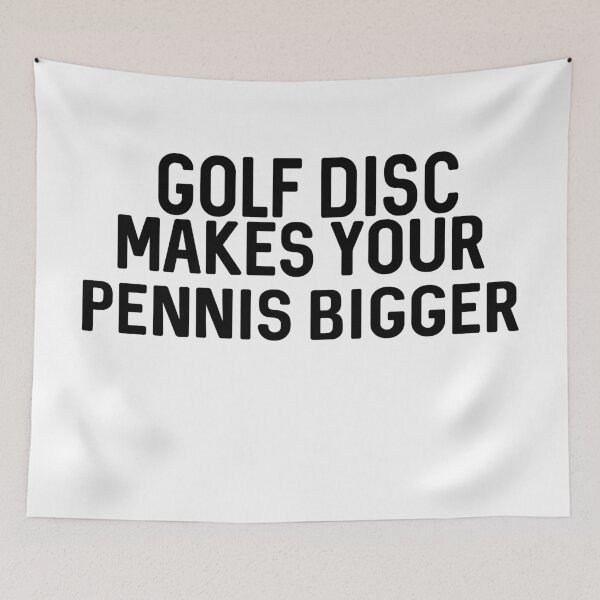 Item preview, Disc Golf Makes Your Penis Bigger (Sport Lovers) designed and sold by ProtonProject.