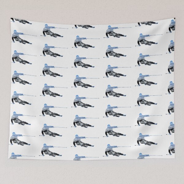 Item preview, Esquiador Esquiando Montaña designed and sold by cmartmen.