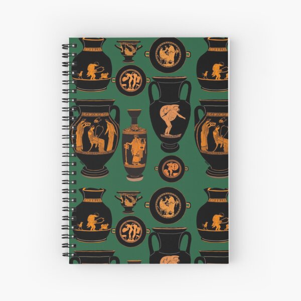Red figure pottery Spiral Notebook