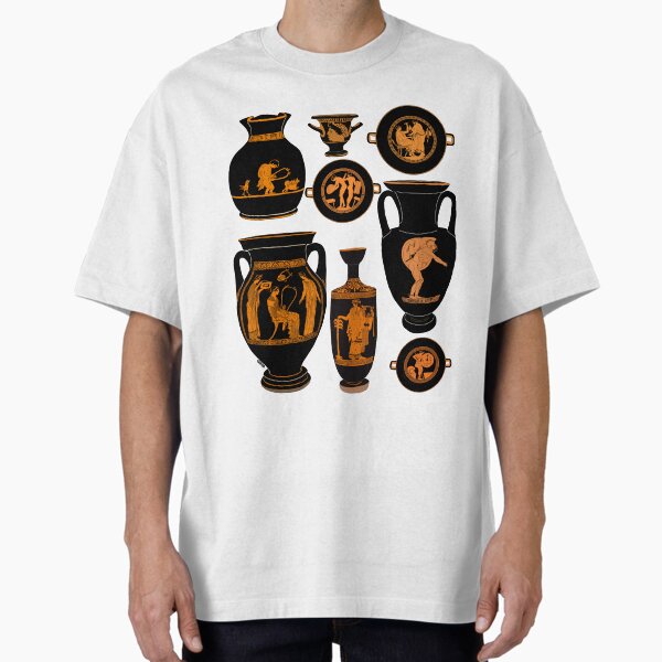 Red figure pottery Oversized T-Shirt