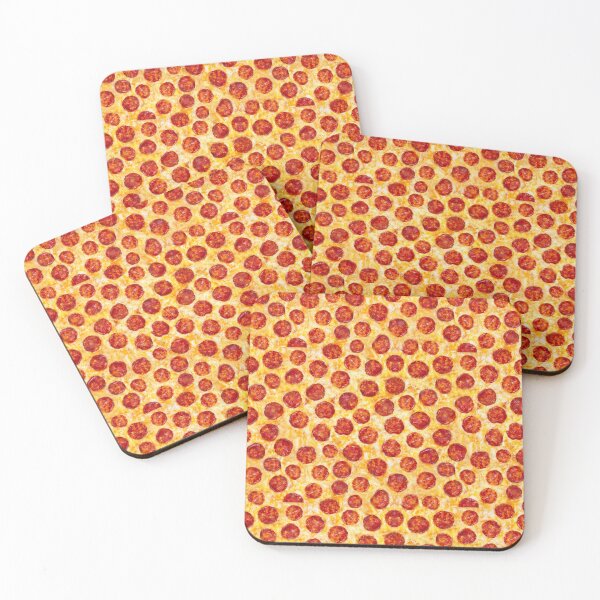 Item preview, Pepperoni Cheese Pizza Pie Pattern designed and sold by Spaceshipsells.