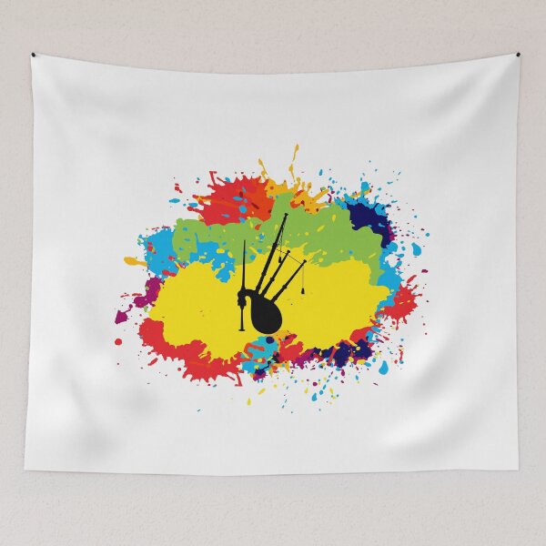 Item preview, Bagpipe Scotland Music Player Scottish Watercolour Gift designed and sold by TastefulTees.