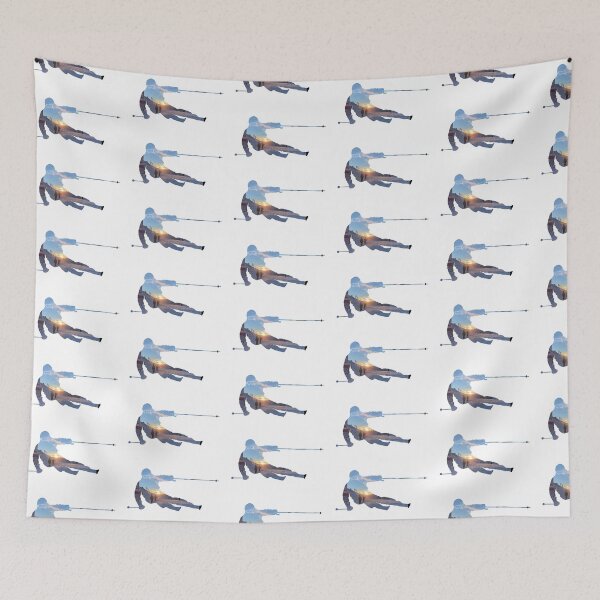 Item preview, Esquiador Puesta de sol designed and sold by cmartmen.