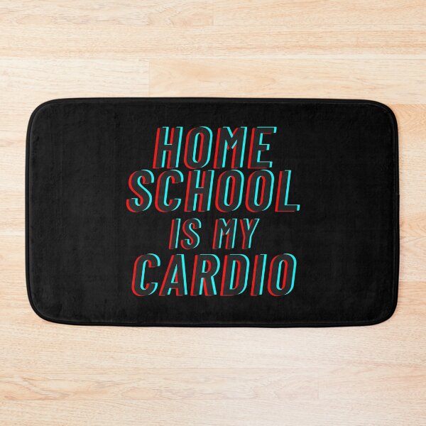 Item preview, Home School Is My Cardio In Black designed and sold by Indra Agrawal.