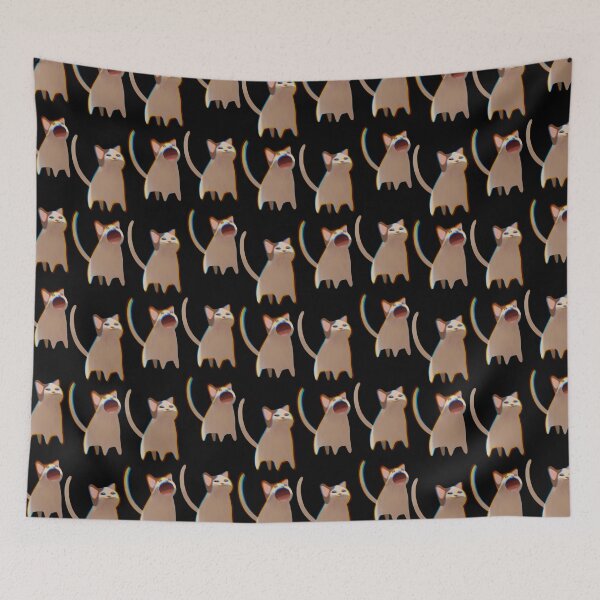 Item preview, Cute Popping Cat Meme Glitch designed and sold by TheRainbowRoom.