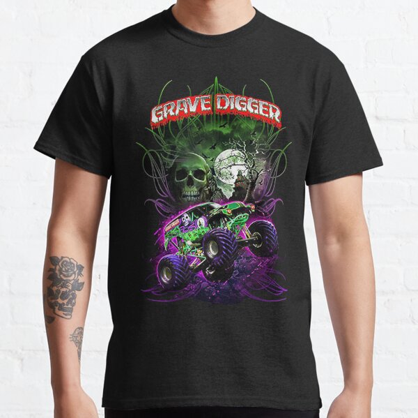grave digger monster jam monster truck  Classic T-Shirt