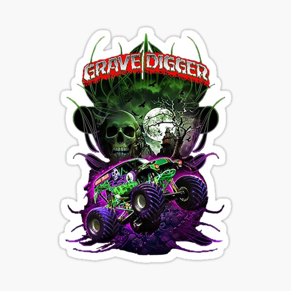 Download Monster Truck Stickers Redbubble