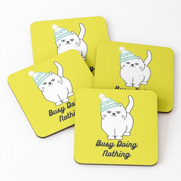 Item preview, Busy Doing Nothing Sticker designed and sold by AmberSiraj.