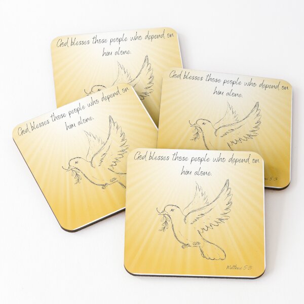 Item preview, Matthew 5:3, God blesses those who only depend on him.  designed and sold by Fhfarms.