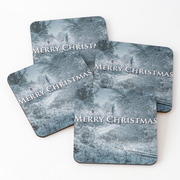 Item preview, Merry Christmas Snow Tracks designed and sold by Robert Alsop.