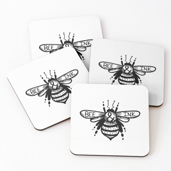 Item preview, Bee and Ink logo designed and sold by Beeandink.
