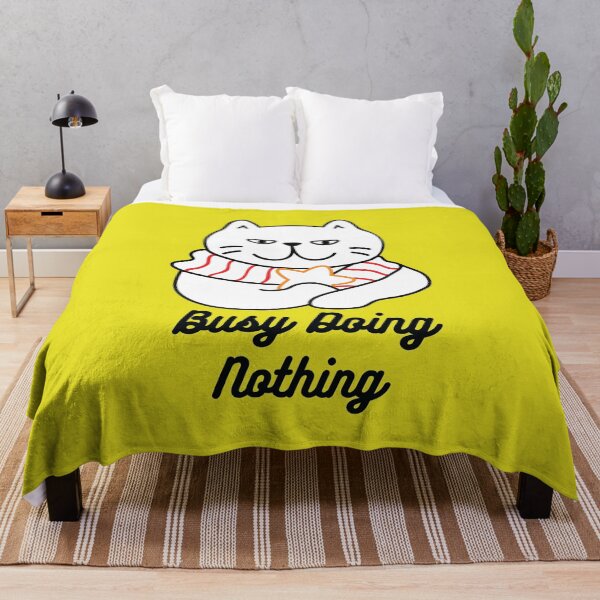 Item preview, Busy Doing Nothing Sticker designed and sold by AmberSiraj.