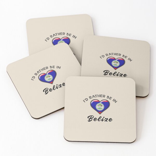 Item preview, I'd rather be in Belize. With the Flag of Belize. designed and sold by obedtheartist.