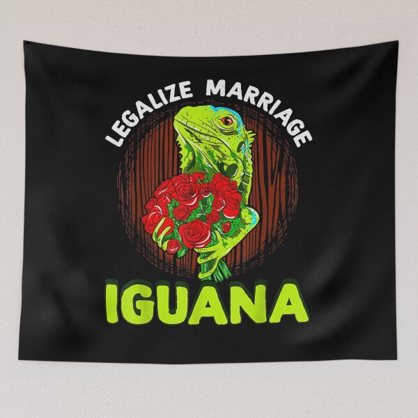 Item preview, Legalize Marriage Iguana Valentine For Reptiles designed and sold by shirleyfinley.
