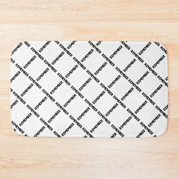 Item preview, Remember pattern - black designed and sold by ImaginarySouls.