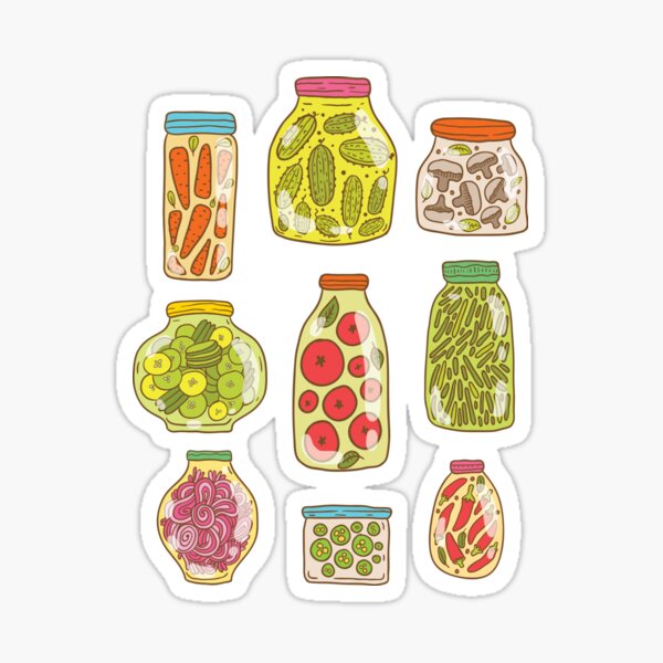 Autumn pickled vegetables Sticker