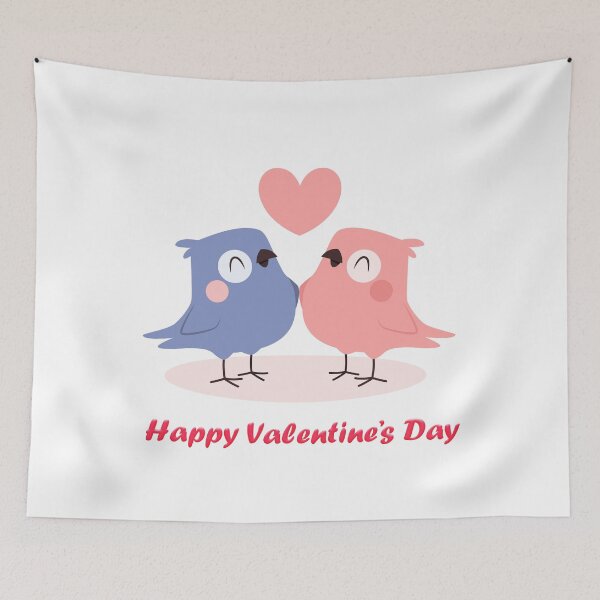 Item preview, bird Happy Valentine's Day Animal bird designed and sold by Haxino.