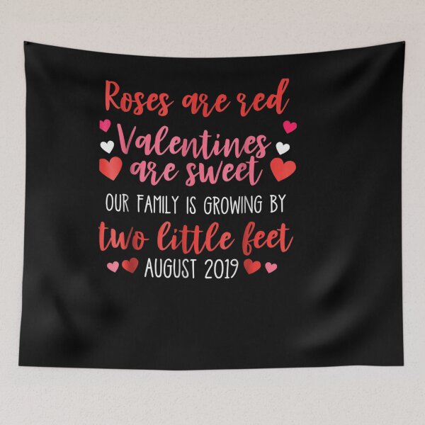 Item preview, Valentines Day Pregnancy Announcement August 2019 designed and sold by shirleyfinley.