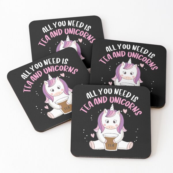 Item preview, All You Need Is Tea and Unicorns designed and sold by Unicorn7Magic.