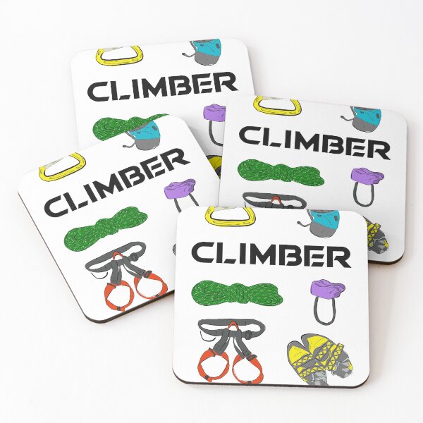 Item preview, Climber Rock Climbing Equipment Design designed and sold by Squibfireworks.