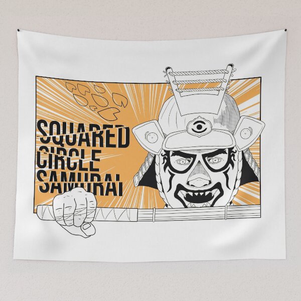 Item preview, squared circle samurai  designed and sold by rafzombie.