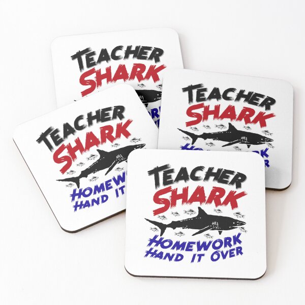 Item preview, Teacher Shark, Homework Hand It Over designed and sold by MJDezigns.