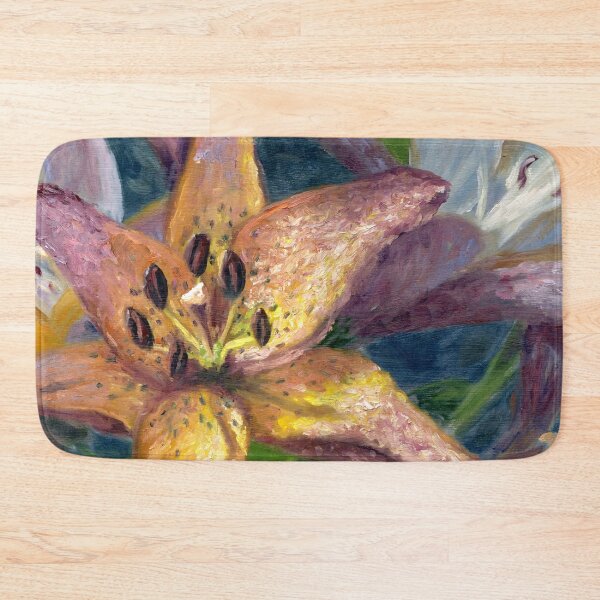 Item preview, Mountain Tiger Lilies Impressionist Oil | Floral designed and sold by Andrew Gaia.