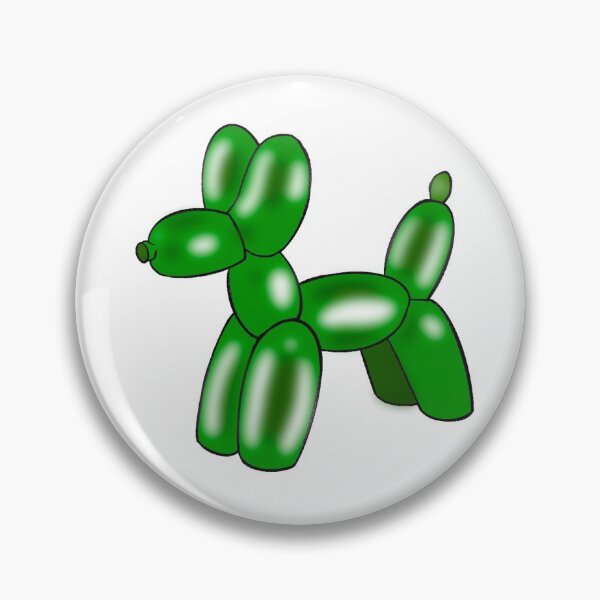 Item preview, Cute green balloon animal dog  designed and sold by LilEmms.