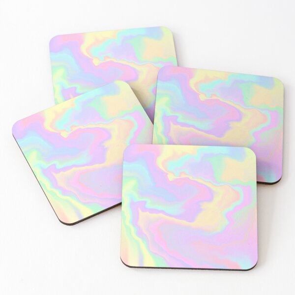 Item preview, Rainbow fluid pour pastel colors abstract designed and sold by trajeado14.
