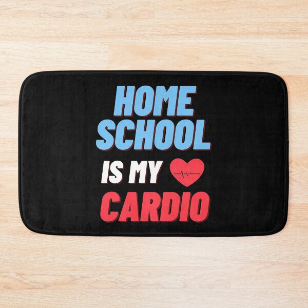 Item preview, Home School Is My Cardio With Heart designed and sold by Indra Agrawal.
