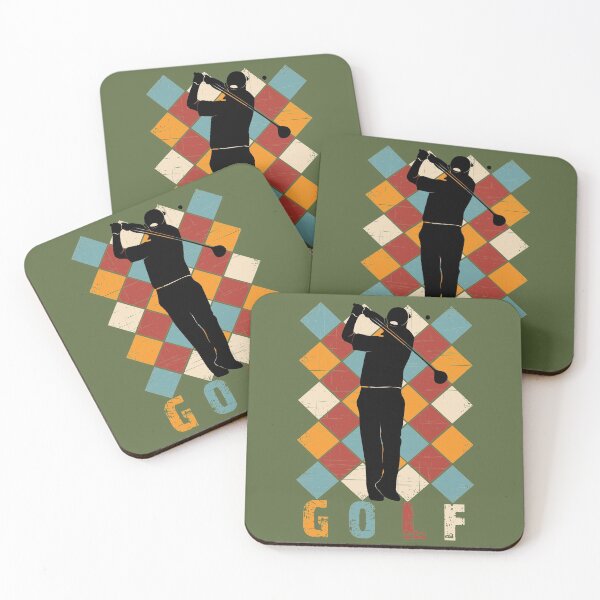 Item preview, Vintage checkered golf art designed and sold by SidTastic .