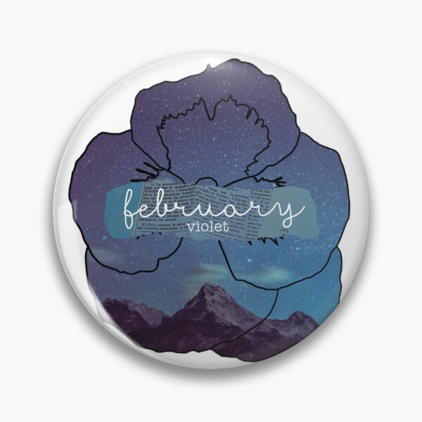 Item preview, February Galaxy Birth Flower designed and sold by CrescentMoonCzr.