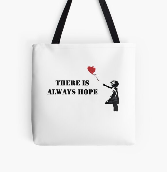 banksy tote bolsa