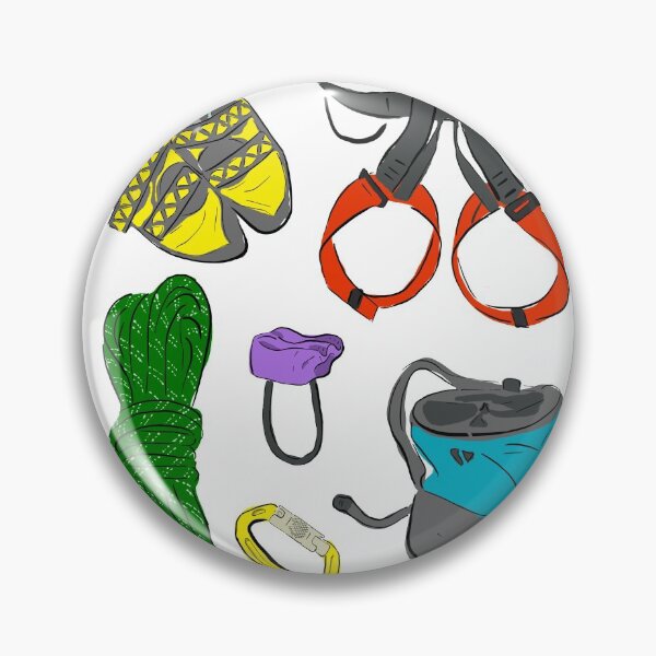 Item preview, Rock Climbing Equipment Design Pattern designed and sold by Squibfireworks.
