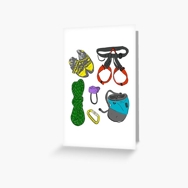 Item preview, Rock Climbing Equipment Design Pattern designed and sold by Squibfireworks.