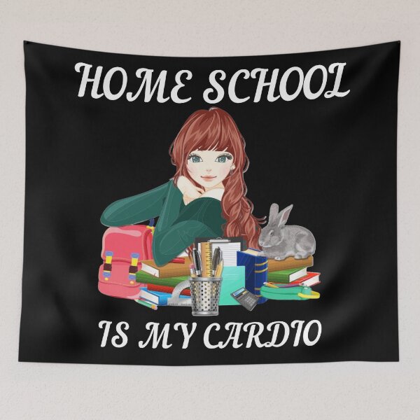 Item preview, Home school is my cardio 6 designed and sold by cute105.