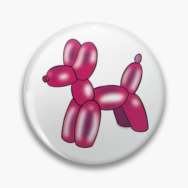 Item preview, Cute pink balloon animal dog designed and sold by LilEmms.