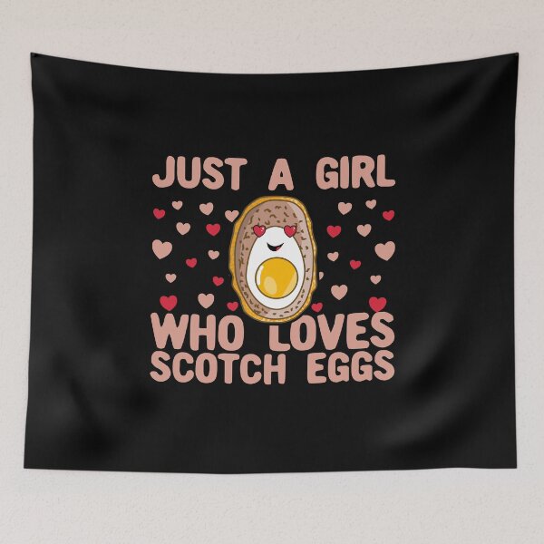 Item preview, Just A Girl Who Loves Scotch Eggs designed and sold by Kawaiindoodle.