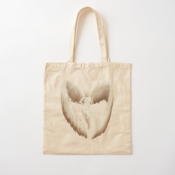 Pinnacle of the Tree, Winged Angel Magical Pinup Cotton Tote Bag