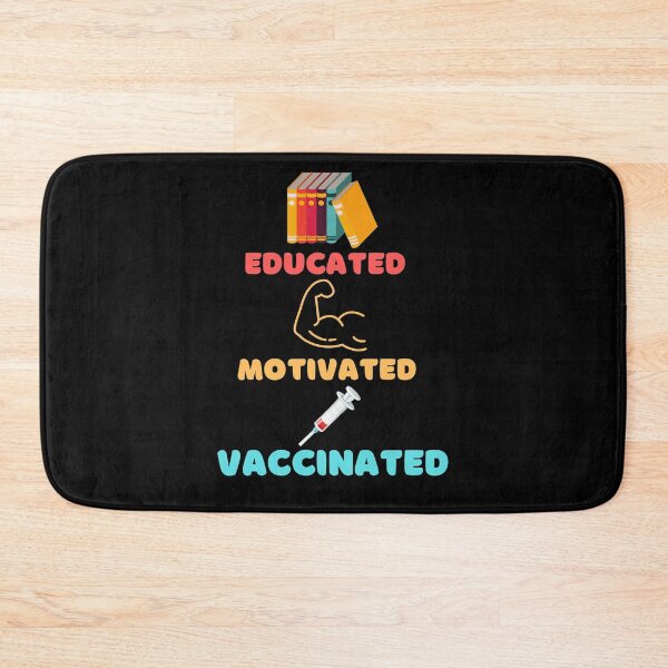 Item preview, Educated Motivated Vaccinated designed and sold by Arlooz Tees.