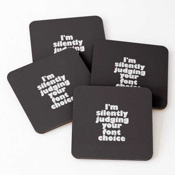 Item preview,  I'm Silently Judging Your Font Choice : Funny Cute Illustrator Graphic Design Designer  Gift Shirt Tee designed and sold by joshepbel.