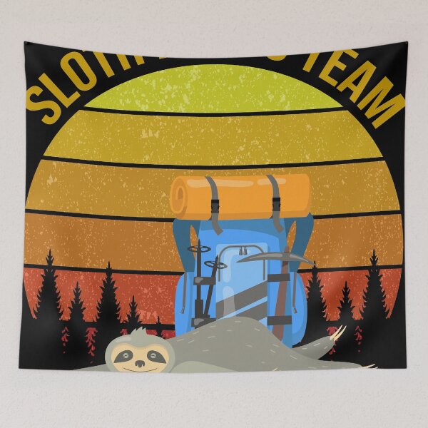 Item preview, Yosemite Sloth Hiking Team We Will Get There When We Get There designed and sold by WhiteTears.