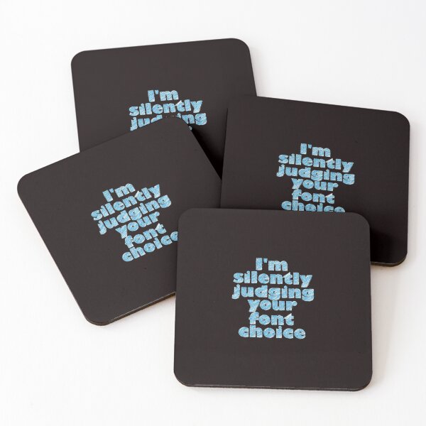 Item preview,  I'm Silently Judging Your Font Choice : Funny Cute Illustrator Graphic Design Designer  Gift Shirt Tee designed and sold by joshepbel.