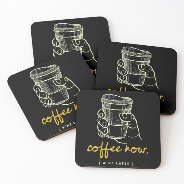 Item preview, Coffe Now Wine Later designed and sold by Fit & Fun  Gallery.