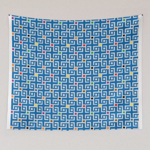 Item preview, Interchange-blue designed and sold by MewbornArt.