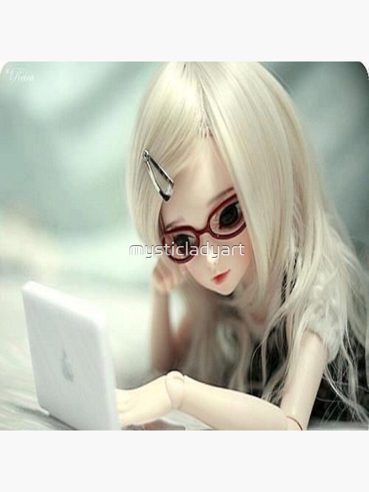 reading paper glasses doll summer anime kwai cosplay mysticladyart